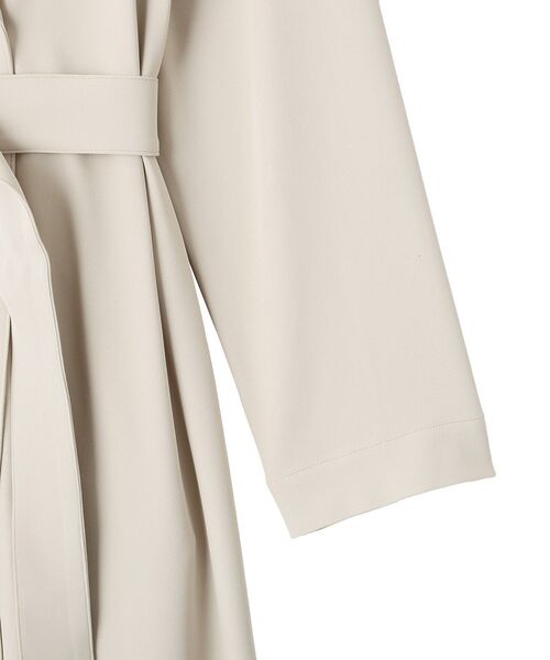 YECCA VECCA（イェッカヴェッカ）の「【UVカット/花粉ガード】素材MIXトレンチコート（トレンチコート・レディース・ベージュ/ライトブルー/グレイッシュベージュ/ネイビー・FREE）」の10枚目の写真