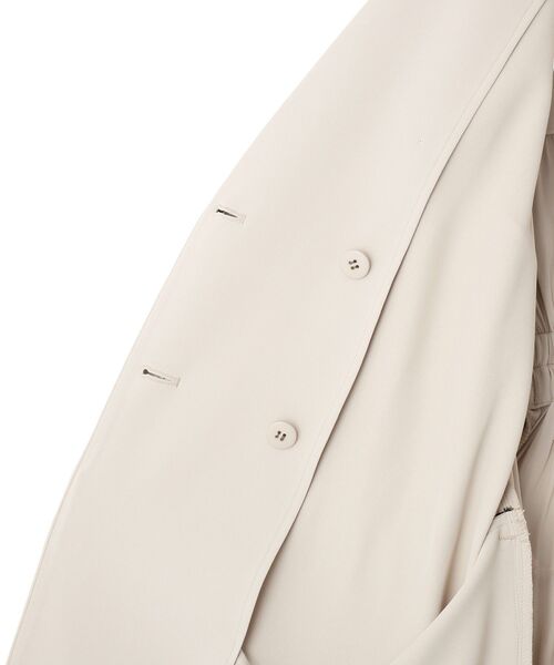 YECCA VECCA（イェッカヴェッカ）の「【UVカット/花粉ガード】素材MIXトレンチコート（トレンチコート・レディース・ベージュ/ライトブルー/グレイッシュベージュ/ネイビー・FREE）」の15枚目の写真