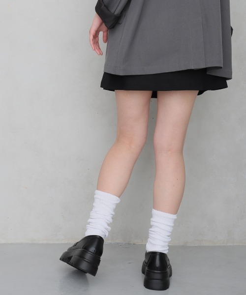 DEMETER（デメテル）の「厚底 ボリュームソール コインローファー（ローファー・レディース・ブラック/ダークブラウン・LL/L/M/S）」の6枚目の写真