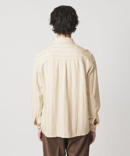 GUY ROVER(ギローバー)の「<GUY ROVER>ストライプ オーバー シャツ(シャツ/ブラウス・メンズ・ナチュラル・S/M/L)」の5枚目の写真
