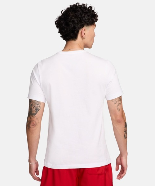 NIKE(ナイキ)の「ナイキ NIKE ナイキ NSW フューチュラ アイコン S/S Tシャツ(Tシャツ/カットソー・メンズ・ホワイト×レッド・S/M/L/LL/3L)」の4枚目の写真
