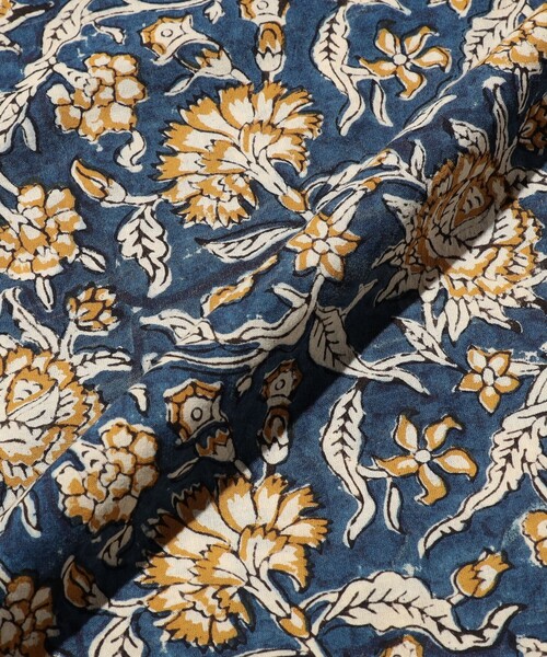 BEAMS PLUS(ビームスプラス)の「Open Collar Block Print ①(シャツ/ブラウス・メンズ・ブルー・SMALL/MEDIUM/LARGE/X-LARGE)」の8枚目の写真