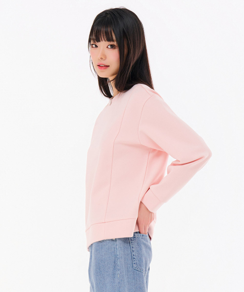 CHASECULT（チェイスカルト）の「レディース 切り替え デザイン スウェットシャツ-FARG5165B0P（スウェット・レディース・PINK・90/85）」の2枚目の写真