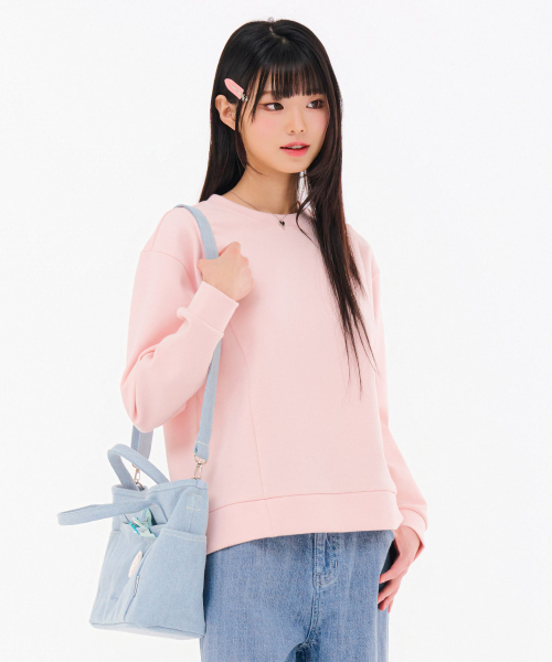 CHASECULT（チェイスカルト）の「レディース 切り替え デザイン スウェットシャツ-FARG5165B0P（スウェット・レディース・PINK・90/85）」の5枚目の写真