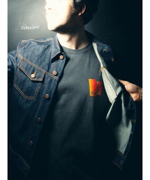 Nudie Jeans/ヌーディージーンズ Roy / プリントTシャツ / Antracite