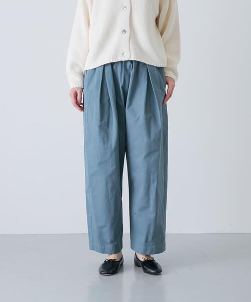 かぐれ（カグレ）の「コットンテーパードイージーパンツ（その他パンツ・レディース・ブルー/オフホワイト/ピンク・FREE）」の3枚目の写真