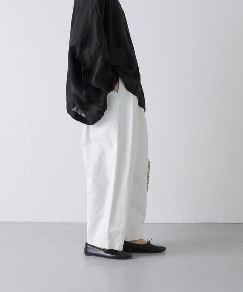 かぐれ（カグレ）の「コットンテーパードイージーパンツ（その他パンツ・レディース・ブルー/オフホワイト/ピンク・FREE）」の5枚目の写真