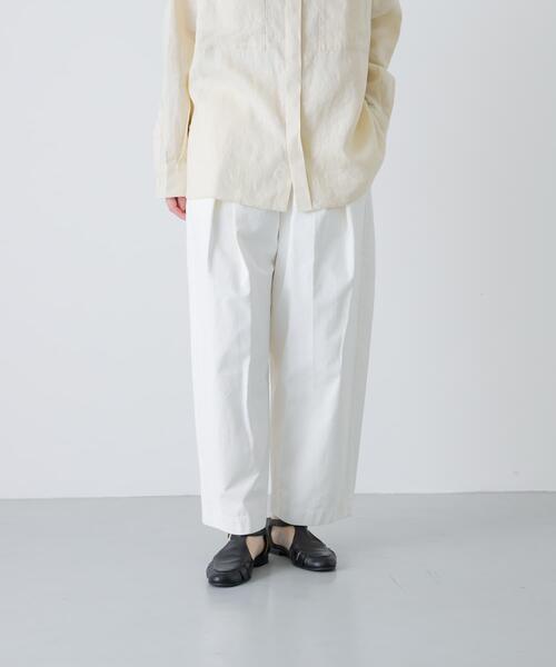 かぐれ（カグレ）の「コットンテーパードイージーパンツ（その他パンツ・レディース・ブルー/オフホワイト/ピンク・FREE）」の8枚目の写真