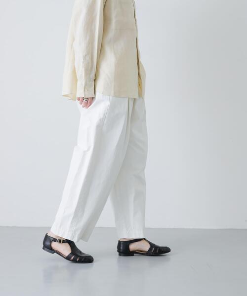 かぐれ（カグレ）の「コットンテーパードイージーパンツ（その他パンツ・レディース・ブルー/オフホワイト/ピンク・FREE）」の9枚目の写真