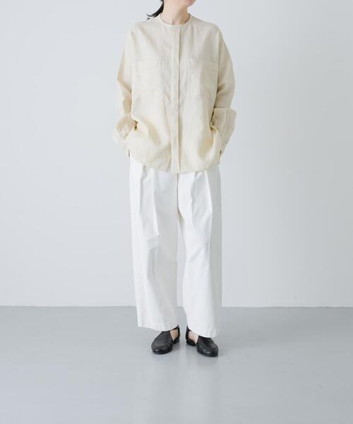 かぐれ（カグレ）の「コットンテーパードイージーパンツ（その他パンツ・レディース・ブルー/オフホワイト/ピンク・FREE）」の10枚目の写真