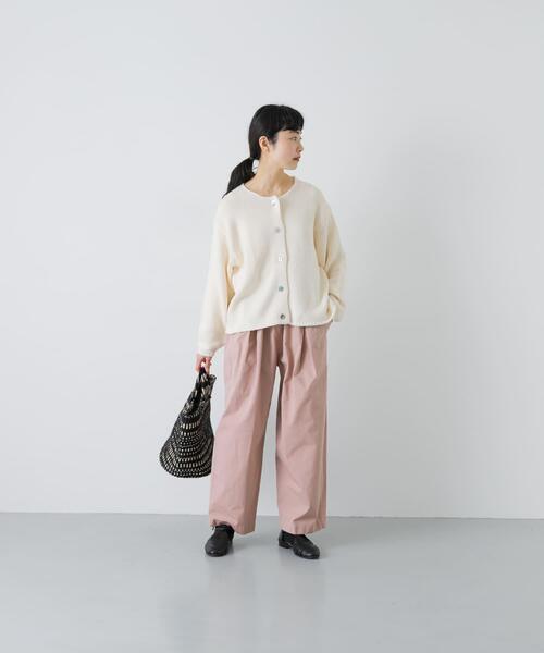 かぐれ（カグレ）の「コットンテーパードイージーパンツ（その他パンツ・レディース・ブルー/オフホワイト/ピンク・FREE）」の17枚目の写真