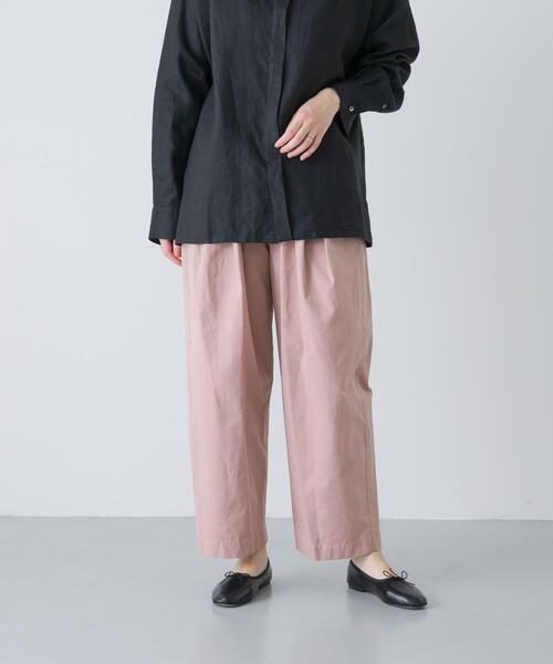 かぐれ（カグレ）の「コットンテーパードイージーパンツ（その他パンツ・レディース・ブルー/オフホワイト/ピンク・FREE）」の18枚目の写真
