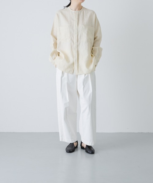 かぐれ（カグレ）の「コットンテーパードイージーパンツ（その他パンツ・レディース・ブルー/オフホワイト/ピンク・FREE）」の6枚目の写真