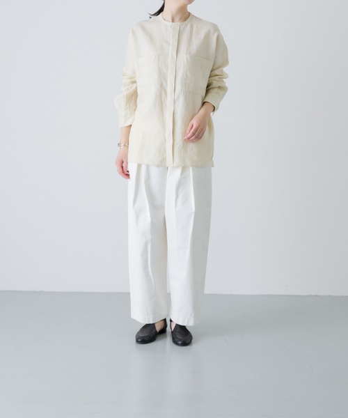 かぐれ（カグレ）の「コットンテーパードイージーパンツ（その他パンツ・レディース・ブルー/オフホワイト/ピンク・FREE）」の8枚目の写真