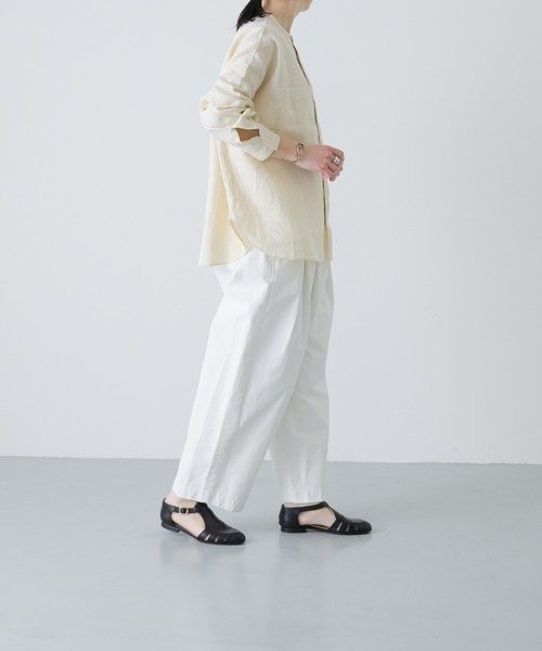 かぐれ（カグレ）の「コットンテーパードイージーパンツ（その他パンツ・レディース・ブルー/オフホワイト/ピンク・FREE）」の9枚目の写真