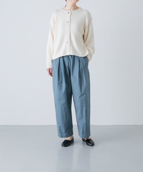 かぐれ（カグレ）の「コットンテーパードイージーパンツ（その他パンツ・レディース・ブルー/オフホワイト/ピンク・FREE）」の11枚目の写真