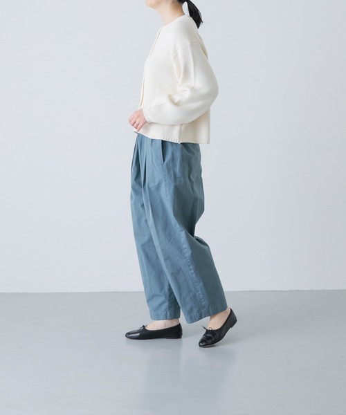 かぐれ（カグレ）の「コットンテーパードイージーパンツ（その他パンツ・レディース・ブルー/オフホワイト/ピンク・FREE）」の12枚目の写真