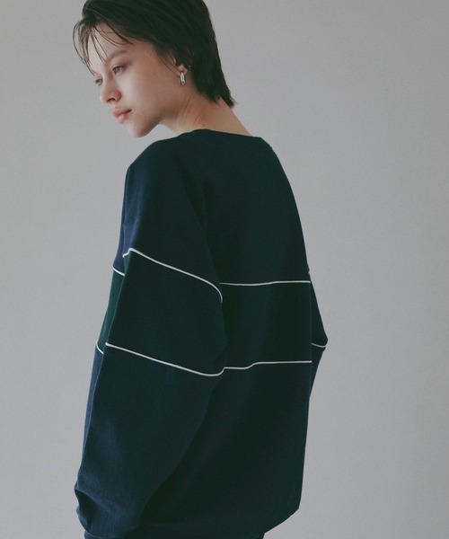 AMERICAN RAG CIE(アメリカンラグシー)の「【AMERICAN RAG CIE】 ロゴスウェット (ユニセックス)(スウェット・レディース・ブラック/ライトグレー/ホワイト/グリーン・LARGE/MEDIUM)」の19枚目の写真