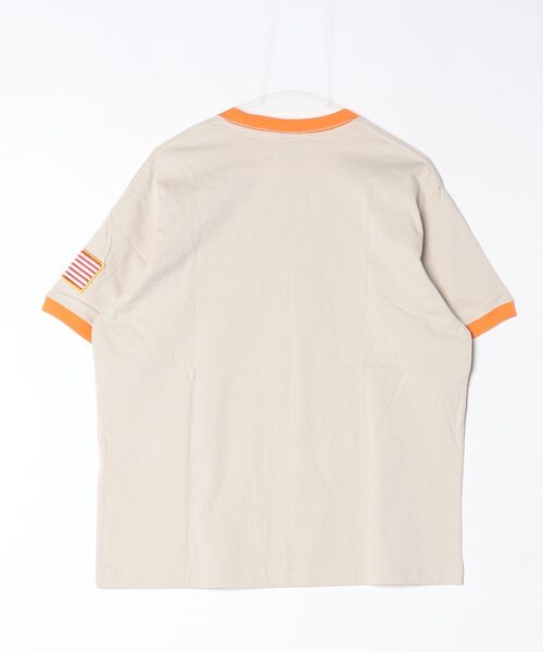CHUMS(チャムス)の「CHUMS/チャムス スペースリンガーTEE Space Ringer TEE(Tシャツ/カットソー・メンズ・ブラック/グレイッシュベージュ/ホワイト・S/L/M)」の4枚目の写真