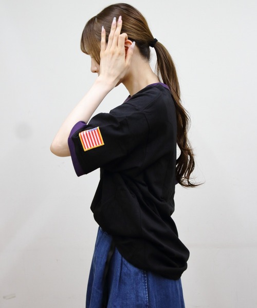 CHUMS(チャムス)の「CHUMS/チャムス スペースリンガーTEE Space Ringer TEE(Tシャツ/カットソー・メンズ・ブラック/グレイッシュベージュ/ホワイト・S/L/M)」の15枚目の写真