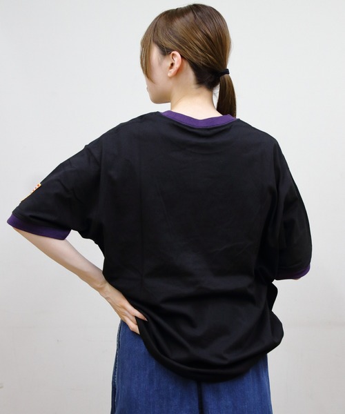 CHUMS(チャムス)の「CHUMS/チャムス スペースリンガーTEE Space Ringer TEE(Tシャツ/カットソー・メンズ・ブラック/グレイッシュベージュ/ホワイト・S/L/M)」の14枚目の写真