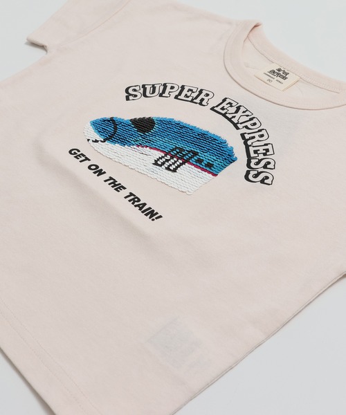 chil2（チルツー）の「〈JR新幹線〉半袖Tシャツ（Tシャツ/カットソー・キッズ・ミント/サックスブルー/チャコールグレー/クリーム・90cm/100cm/110cm/120cm/130cm/140cm）」の11枚目の写真