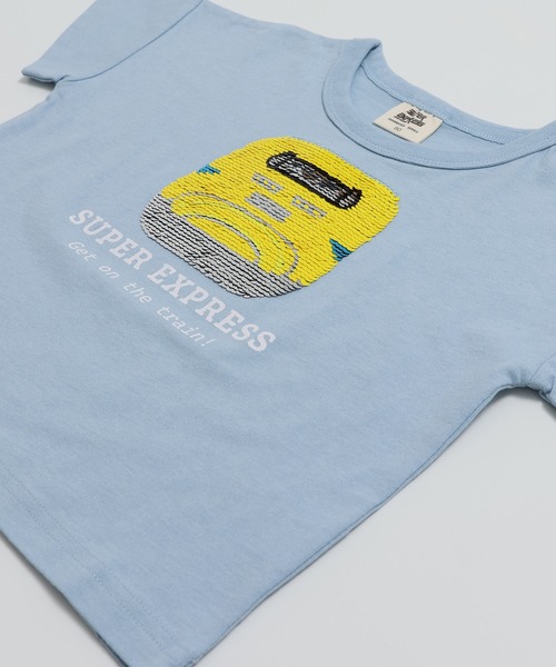 chil2（チルツー）の「〈JR新幹線〉半袖Tシャツ（Tシャツ/カットソー・キッズ・ミント/サックスブルー/チャコールグレー/クリーム・90cm/100cm/110cm/120cm/130cm/140cm）」の14枚目の写真