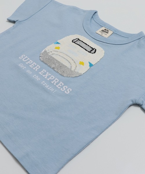 chil2（チルツー）の「〈JR新幹線〉半袖Tシャツ（Tシャツ/カットソー・キッズ・ミント/サックスブルー/チャコールグレー/クリーム・90cm/100cm/110cm/120cm/130cm/140cm）」の15枚目の写真
