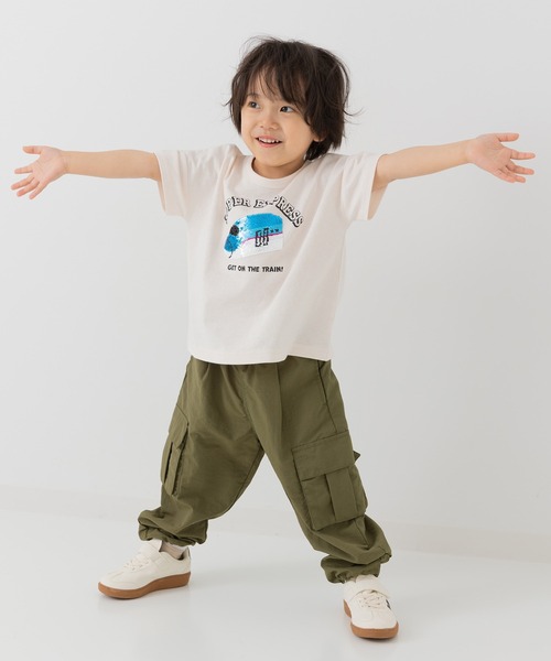 chil2（チルツー）の「〈JR新幹線〉半袖Tシャツ（Tシャツ/カットソー・キッズ・ミント/サックスブルー/チャコールグレー/クリーム・90cm/100cm/110cm/120cm/130cm/140cm）」の19枚目の写真
