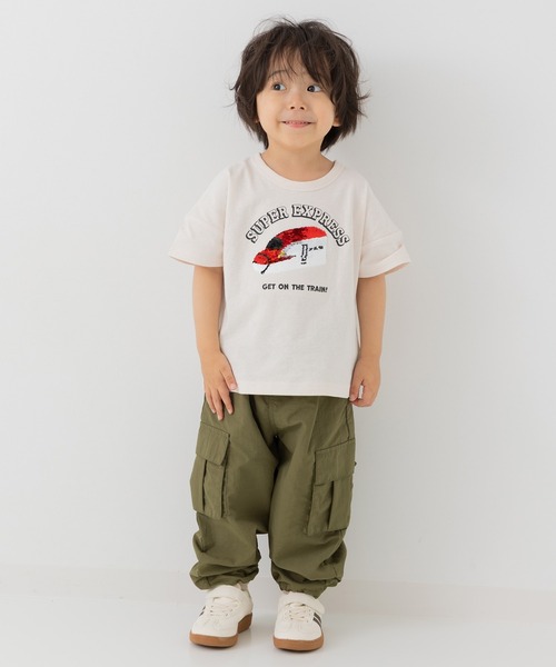 chil2（チルツー）の「〈JR新幹線〉半袖Tシャツ（Tシャツ/カットソー・キッズ・ミント/サックスブルー/チャコールグレー/クリーム・90cm/100cm/110cm/120cm/130cm/140cm）」の20枚目の写真