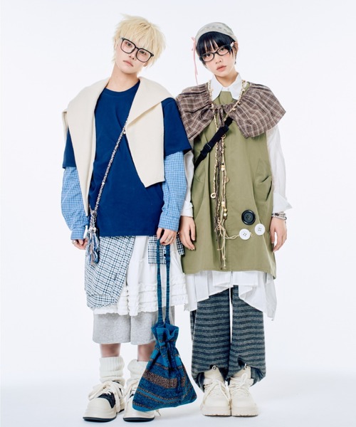 Never mind the XU / Chikashitsu+(ネバーマインド ザ エックスユー / チカシツプラス)の「【Nerd out XU】baby goat ribbon beanie / 【ナードアウトエックスユー】ベイビーゴートリボンビーニー <着用動画あり>(ニットキャップ/ビーニー・レディース・ベージュ・ONE SIZE)」の10枚目の写真