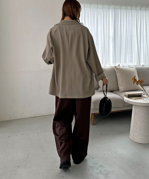 DISCOAT（ディスコート）の「【Enlude】ラインイリトラックジャージーパンツ《ユニセックス》（その他パンツ・レディース・ネイビー/ブラウン・LARGE/MEDIUM）」の17枚目の写真