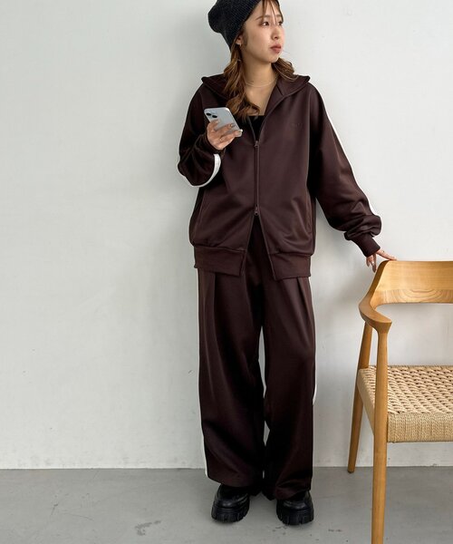 DISCOAT（ディスコート）の「【Enlude】ラインイリトラックジャージーパンツ《ユニセックス》（その他パンツ・レディース・ネイビー/ブラウン・LARGE/MEDIUM）」の19枚目の写真