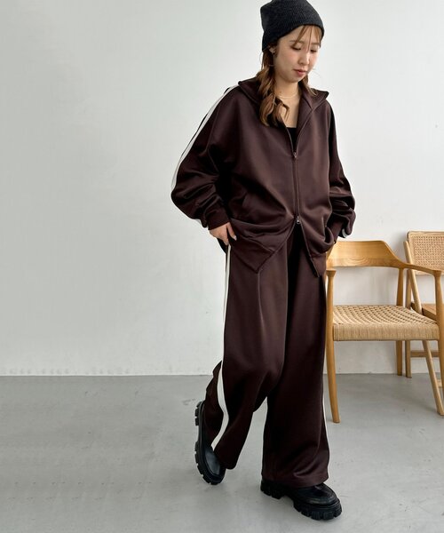 DISCOAT（ディスコート）の「【Enlude】ラインイリトラックジャージーパンツ《ユニセックス》（その他パンツ・レディース・ネイビー/ブラウン・LARGE/MEDIUM）」の20枚目の写真