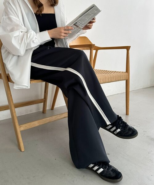 DISCOAT（ディスコート）の「【Enlude】ラインイリトラックジャージーパンツ《ユニセックス》（その他パンツ・レディース・ネイビー/ブラウン・LARGE/MEDIUM）」の22枚目の写真