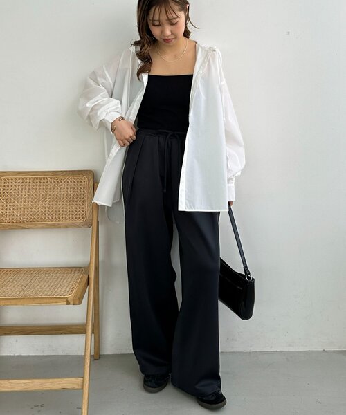 DISCOAT（ディスコート）の「【Enlude】ラインイリトラックジャージーパンツ《ユニセックス》（その他パンツ・レディース・ネイビー/ブラウン・LARGE/MEDIUM）」の3枚目の写真