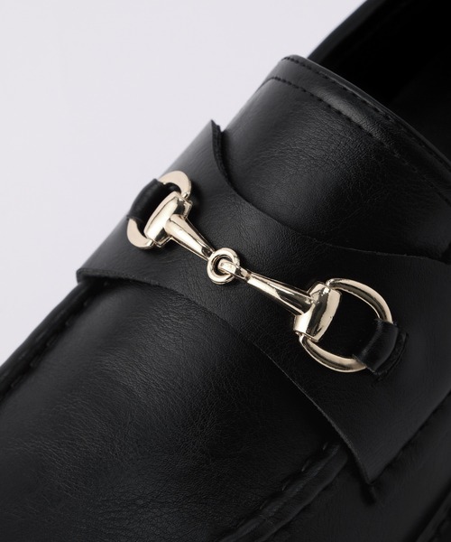 cussil（クシル）の「【cussil/クシル】チャンキーラグソールデザインビットローファー +6cm（ローファー・メンズ・ブラック・L/M/S）」の20枚目の写真