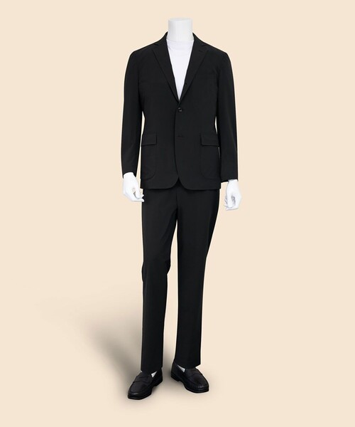BROOKS BROTHERS(ブルックスブラザーズ)の「ナイロン/ポリウレタン ウォッシャブル プレーンフロント トラウザーズ Classic(スラックス・メンズ・ネイビー・LARGE/MEDIUM)」の4枚目の写真