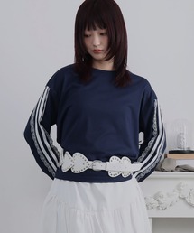 サイドレースラインカットソー