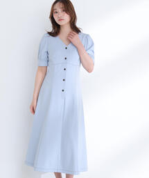 NATURAL BEAUTY BASIC（ナチュラルビューティーベーシック）の「◇バイカラーステッチワンピース（ワンピース）」