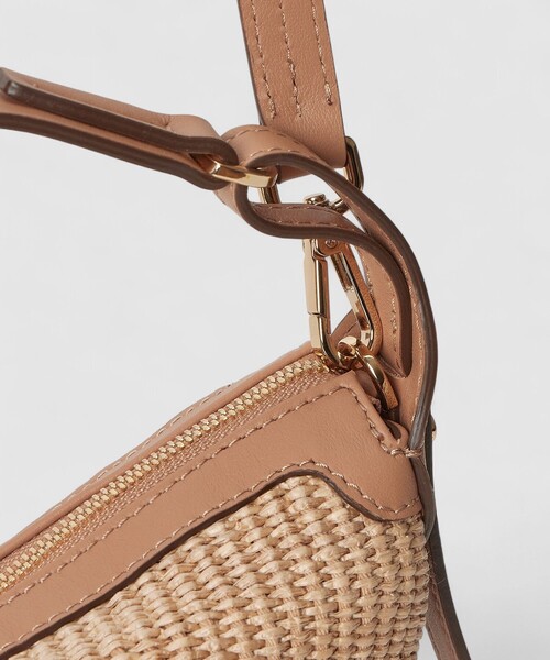 ANAYI（アナイ）の「◇レザーコンビハンドバッグ（ハンドバッグ・レディース・ライトベージュ・FREE）」の4枚目の写真