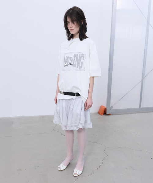 LCDC TM(エルシーディーシーティーエム)の「OPENED OVERSIZED T-SHIRT (WHITE)(Tシャツ/カットソー・レディース・その他・OS)」の11枚目の写真