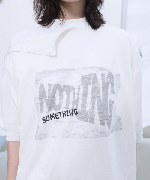 LCDC TM(エルシーディーシーティーエム)の「OPENED OVERSIZED T-SHIRT (WHITE)(Tシャツ/カットソー・レディース・その他・OS)」の9枚目の写真