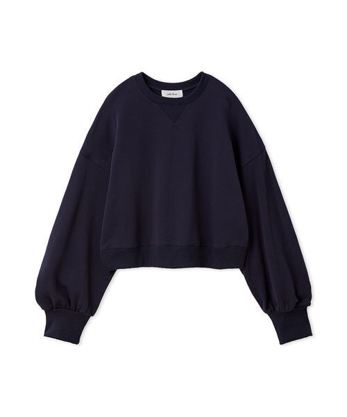 Mila Owen（ミラオーウェン）の「フォルムスリーブショートトレーナー（スウェット・レディース・ネイビー/アイボリー/ピンク・F）」の13枚目の写真