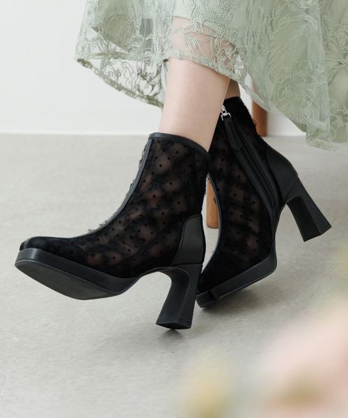 NICAL(ニカル)の「【NICAL】シアーブーツ/564401(ブーツ・レディース・アイボリー/ブラック・X-LARGE/LARGE/MEDIUM/SMALL)」の6枚目の写真