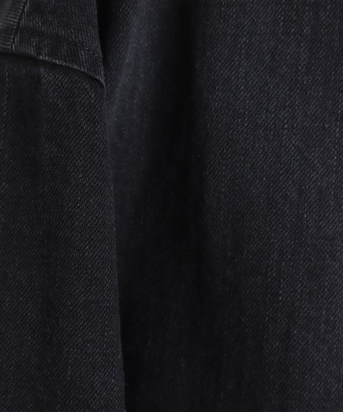 marka（マーカ）の「marka / マーカ：PUFFED DENIM BOMBER JACKET -ORGANIC COTTON 12oz DENIM-：M25D04BL01C[COR]（ブルゾン・メンズ・ブラック・2(M)/3(L)）」の7枚目の写真
