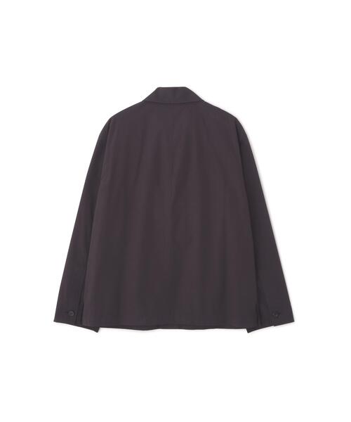 MARGARET HOWELL（マーガレットハウエル）の「COTTON SILK PLAINWEAVE（ブルゾン・メンズ・ベージュ/ダークブラウン・SMALL/MEDIUM/LARGE）」の9枚目の写真
