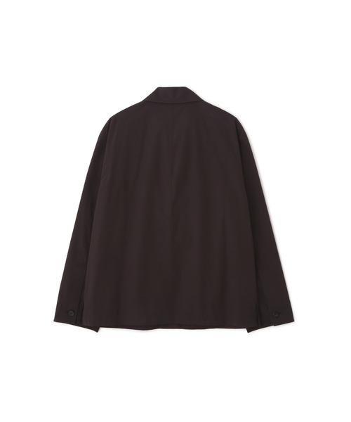 MARGARET HOWELL（マーガレットハウエル）の「COTTON SILK PLAINWEAVE（ブルゾン・メンズ・ベージュ/ダークブラウン・SMALL/MEDIUM/LARGE）」の17枚目の写真