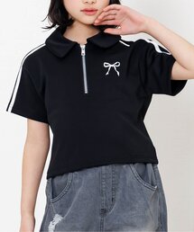 algy | 【セットアップ対応】ハーフジップ半袖T(Tシャツ/カットソー)