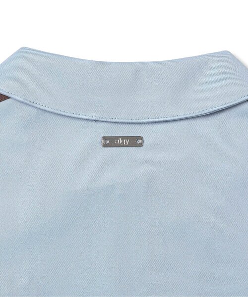 algy（アルジー）の「【セットアップ対応】ハーフジップ半袖T（Tシャツ/カットソー・キッズ・サックスブルー/ブラック/グレー・160/150/140/130）」の20枚目の写真